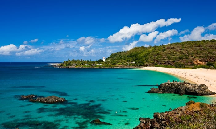 Beach in Oahu, Hawaii