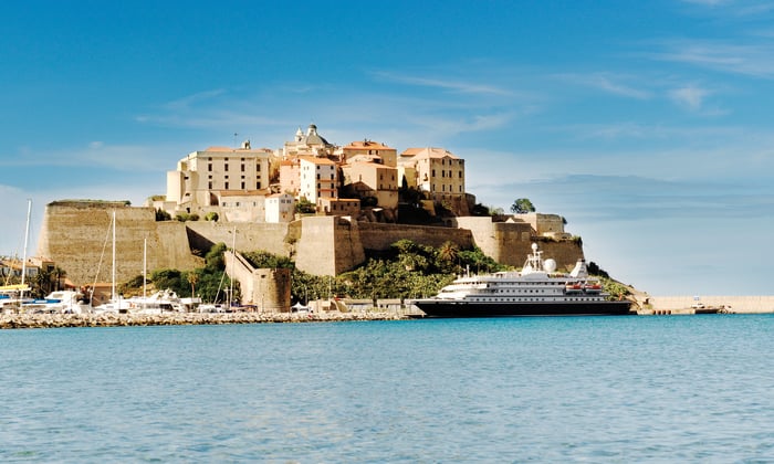 SeaDream Yacht Club in the Mediterranean
