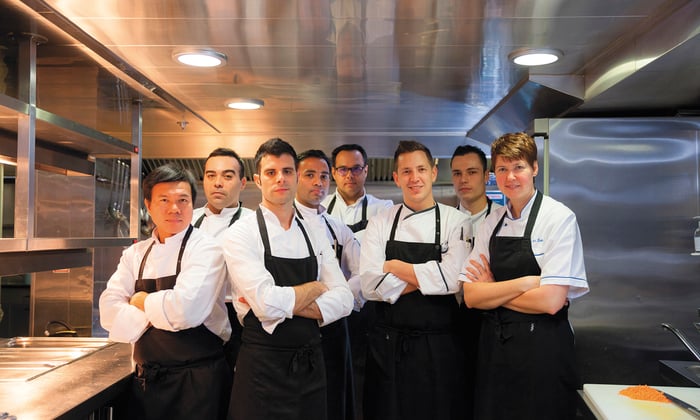 Chefs onboard Scenic Eclipse