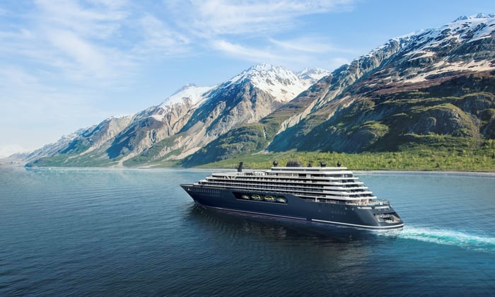 A rendering of The Ritz-Carlton Yacht Collection in Alaska