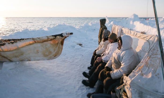Kiliii Yuyan - Whaling Crew on Watch at Amuaq