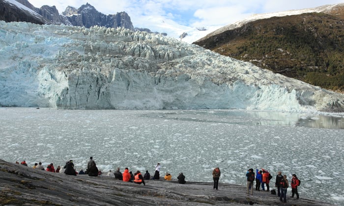 Pia Glacier in Patagonia, Chile