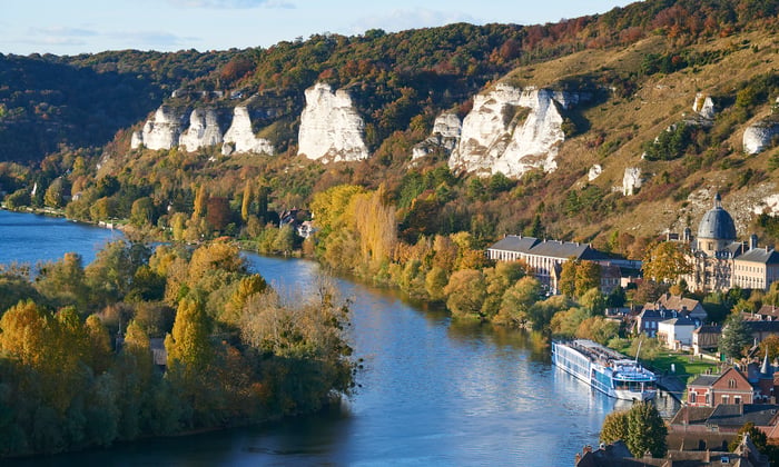 AmaLyra on the river Seine at Les Andelys