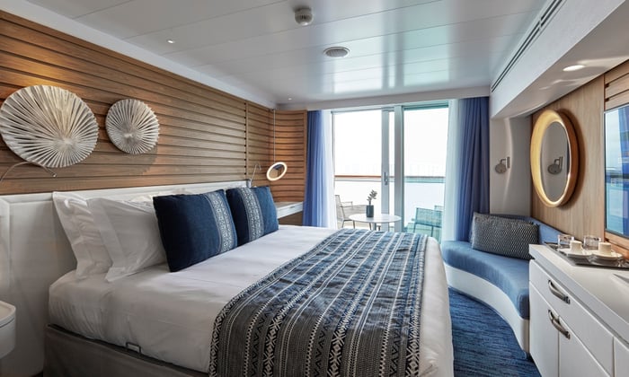 Prestige Stateroom on board Ponant's Le Laperouse