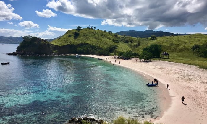 Pink Beach, Komodo Island, Indonesia