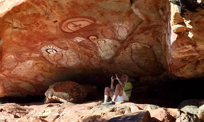 Aboriginal rock art in the Kimberley, Australia