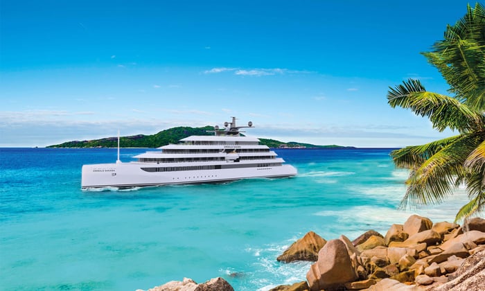 Rendering of Emerald Sakara in the Seychelles