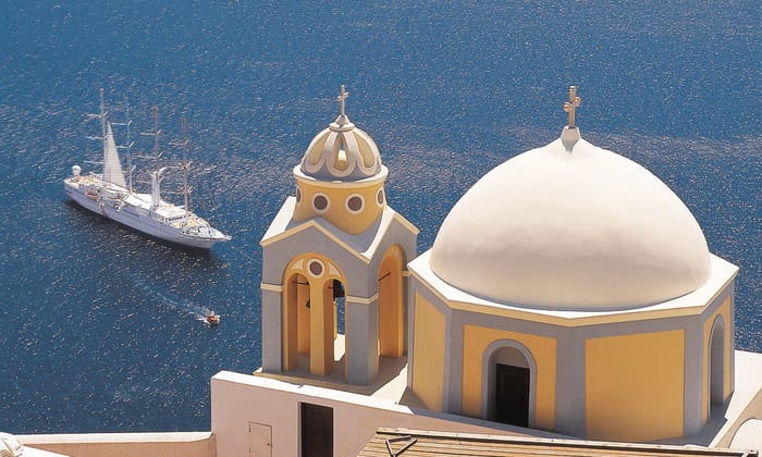 Wind Star in Santorini, Greece