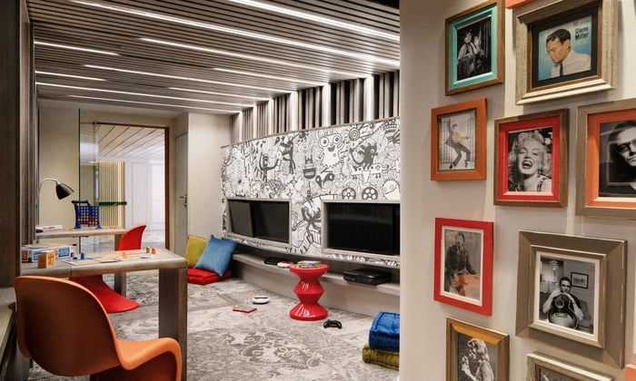 Waves children's area on board Crystal Serenity