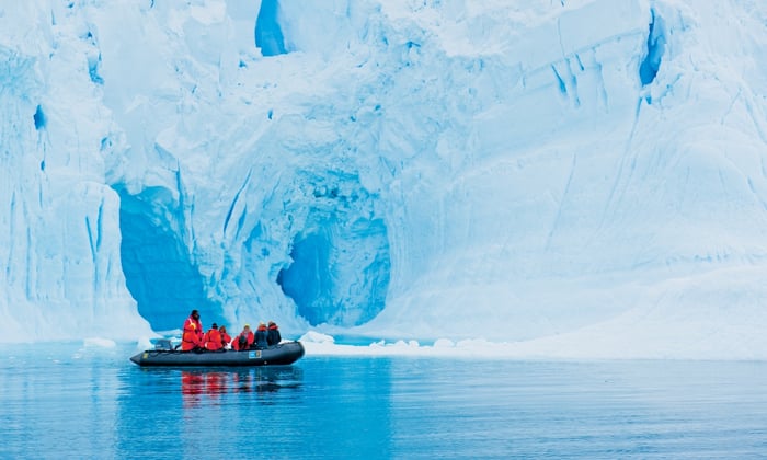 Zodiac Cruise in Antarctica on Lindblad National Geographic Expeditions