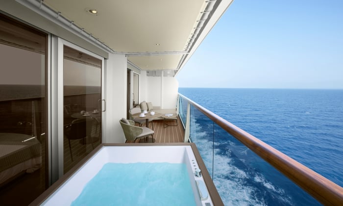 Pool in Suite on board Explora III