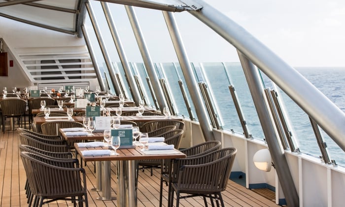 Star Grill on board Windstar Cruises' yacht Star Breeze