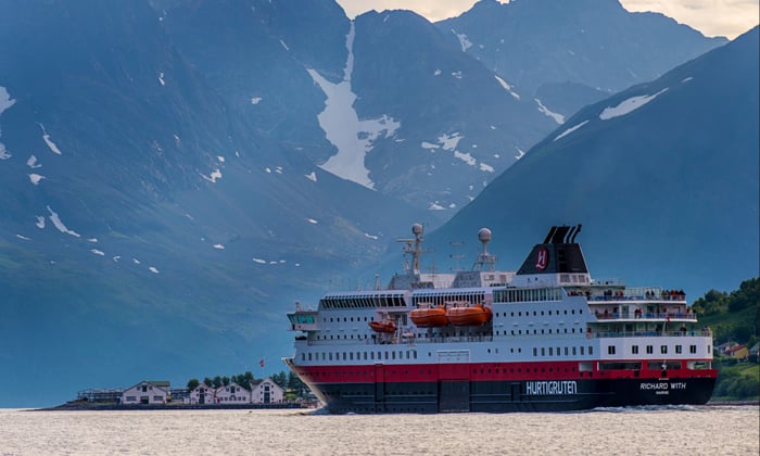 Hurtigruten's MS Richard With Exterior