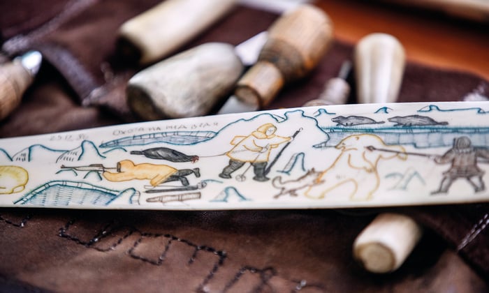 Indigenous art from Uelen in the Russian Arctic