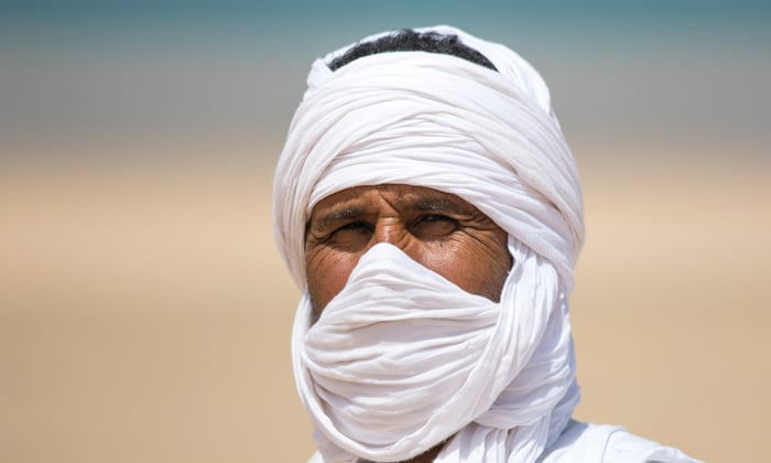 Sahrawi man in Western Sahara