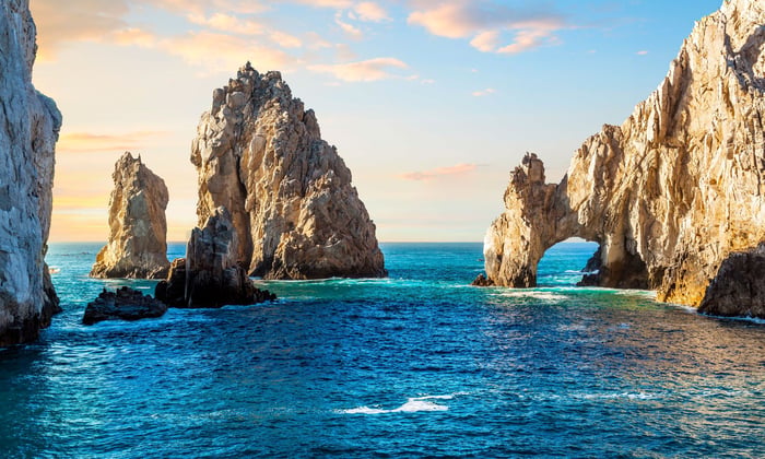 El Arco Arch part of land's End Rock Formation in Cabo San Lucas, Mexico