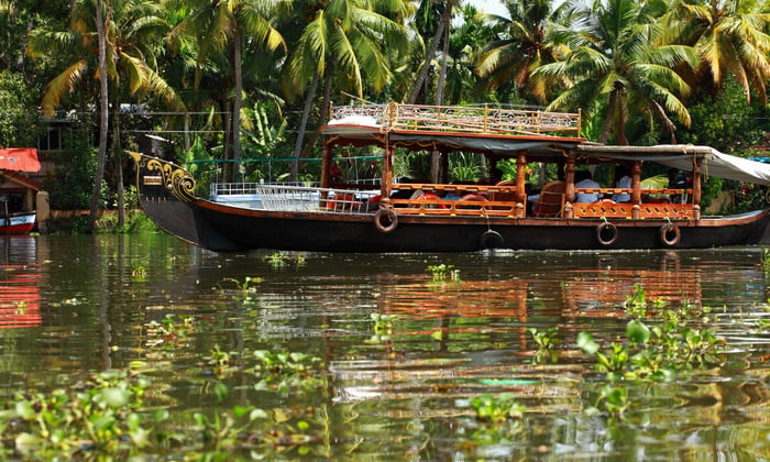 Kerala Backwaters in Cochin, India 