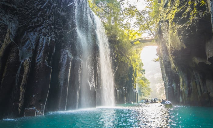 Takachiho Gorge in Miyazaki, Japan