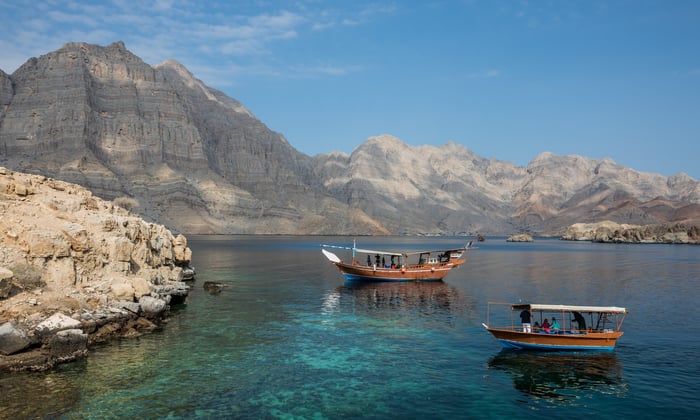Khasab Fjords, Oman