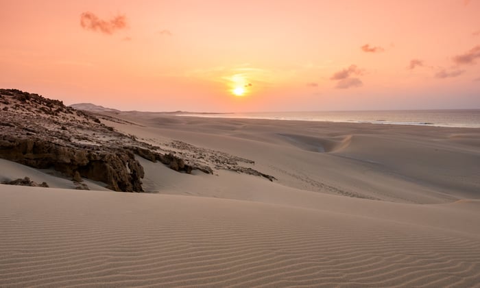 Praia De Chaves in Boa Vista, Cape Verde