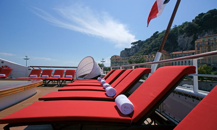 Le Boreal's Sundeck
