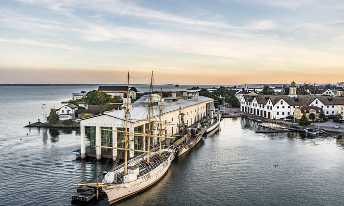 Karlskrona harbour, Sweden