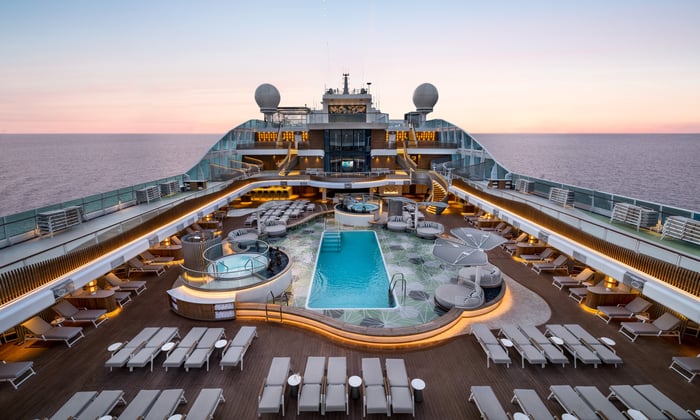 A Pool Deck on Oceania Vista