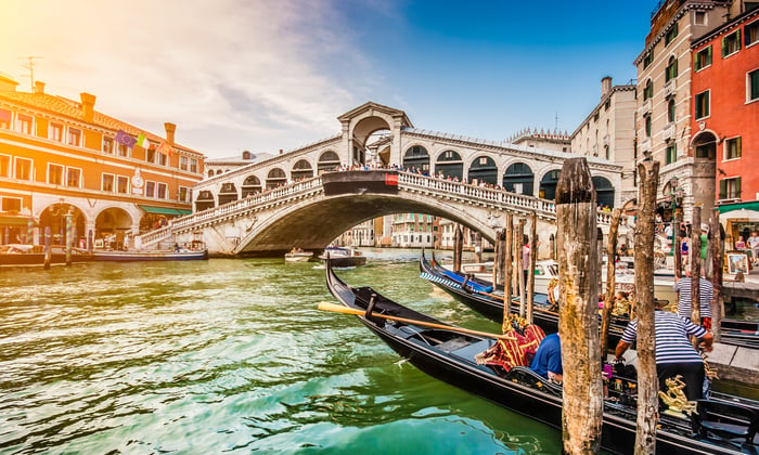 five best sail away ports - Rialto Bridge, Venice