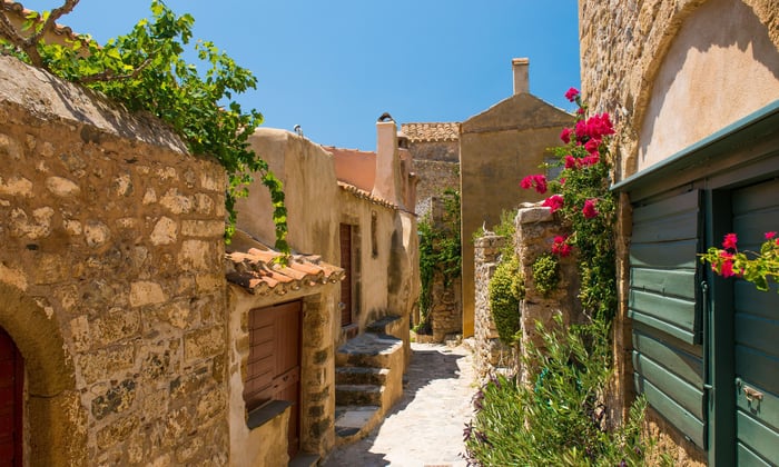 Streets in Monemvasia