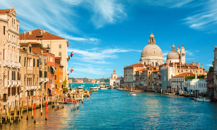 The Grand Canal in Venice, Italy