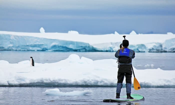 Quark Expeditions - Stand-up paddleboarding in Antarctica