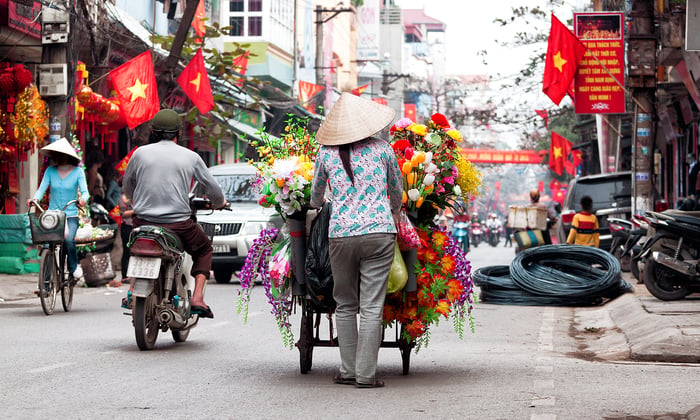 Street in Hanoi, Vietnam