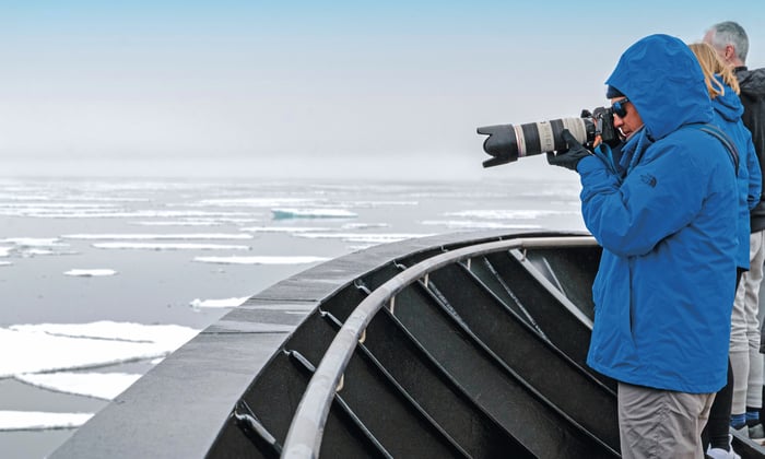 Scenic Eclipse Antarctica photography from deck