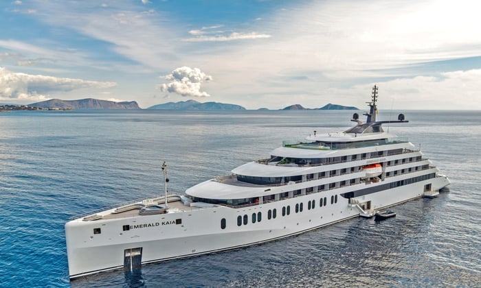 Exterior of Emerald Cruises’ Emerald Kaia