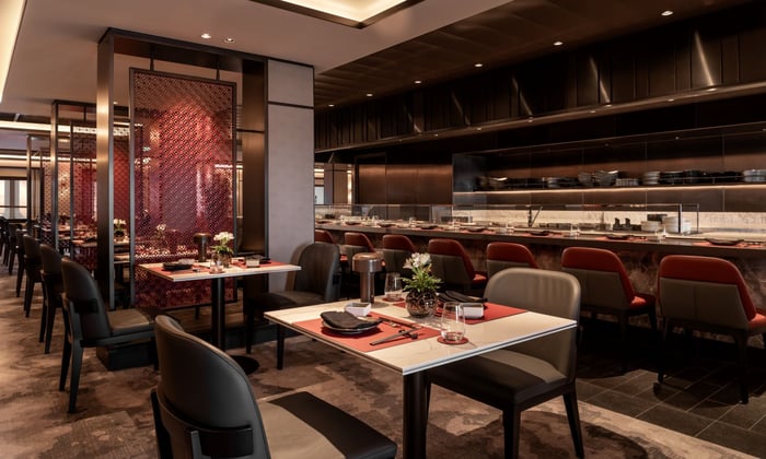 Memori restaurant on board The Ritz-Carlton Yacht Collection's Ilma