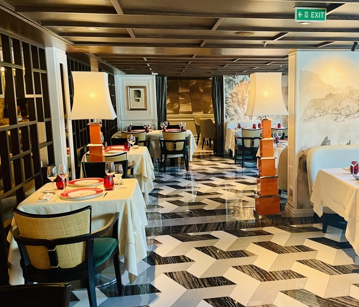 Asian Restaurant on Oceania's Allura