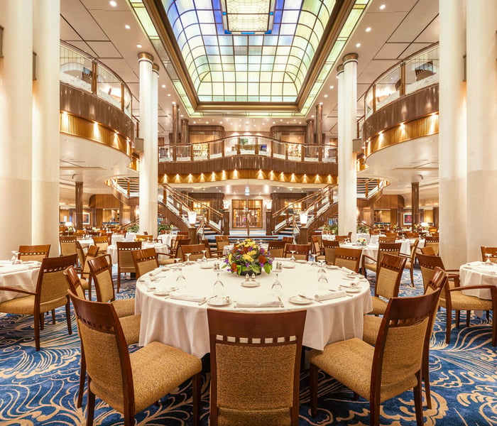 Britannia Restaurant on Queen Mary 2