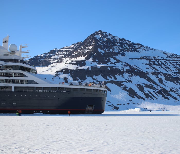 Ponant's Le Commandant Charcot, blosseville coast, Greenland