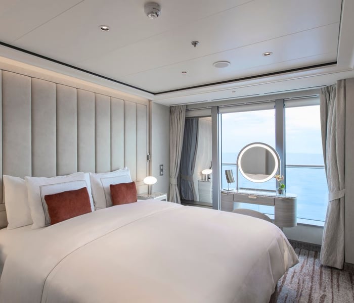 Master Suite on Silversea ship