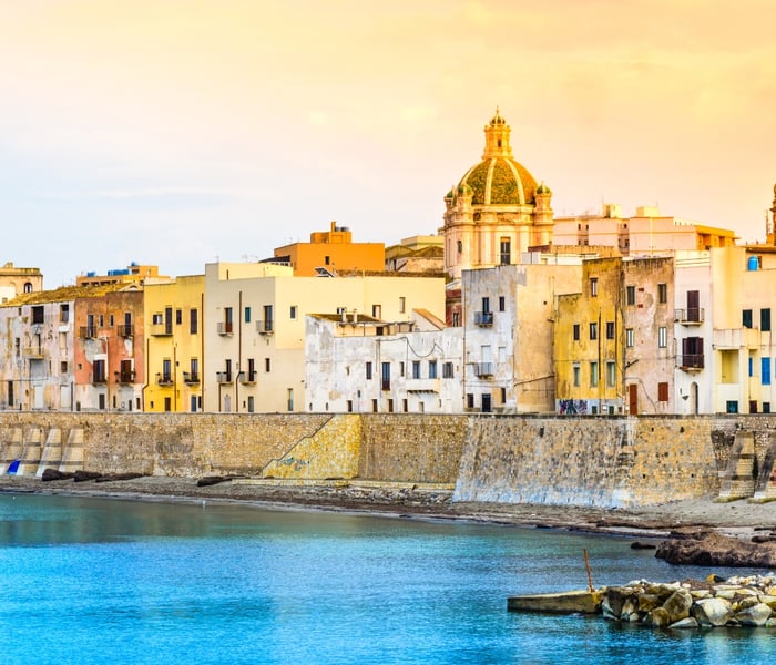 Trapani Harbour, Sicily