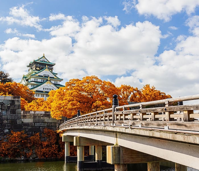 visit japan's osaka castle on an Asia Cruise