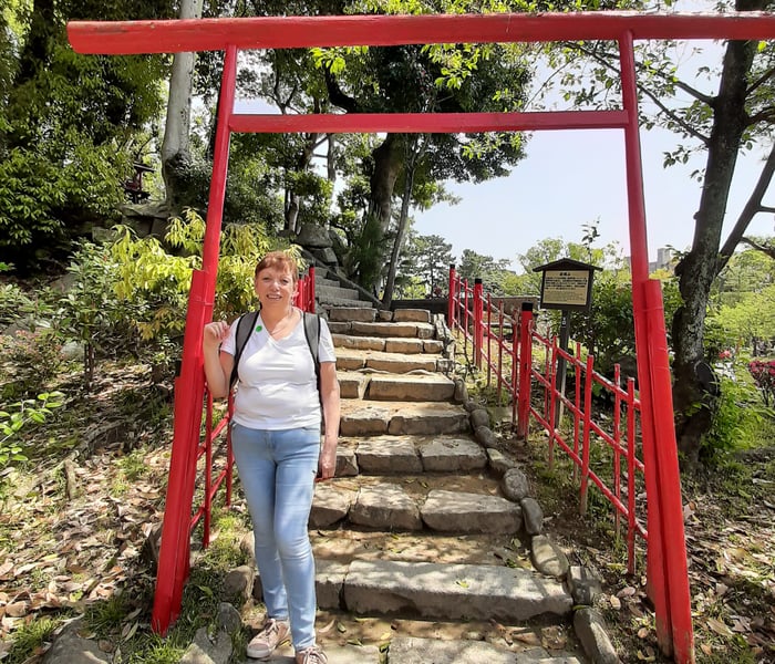 Cathy in Kyoto, Japan