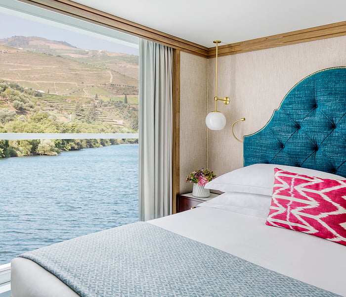 grand suite on uniworld's ss sao gabriel, one of the best european luxury river cruise lines