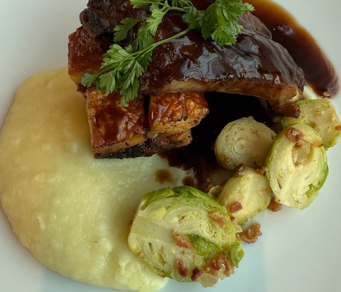 food on board AmaWaterways at the CLIA river conference budapest