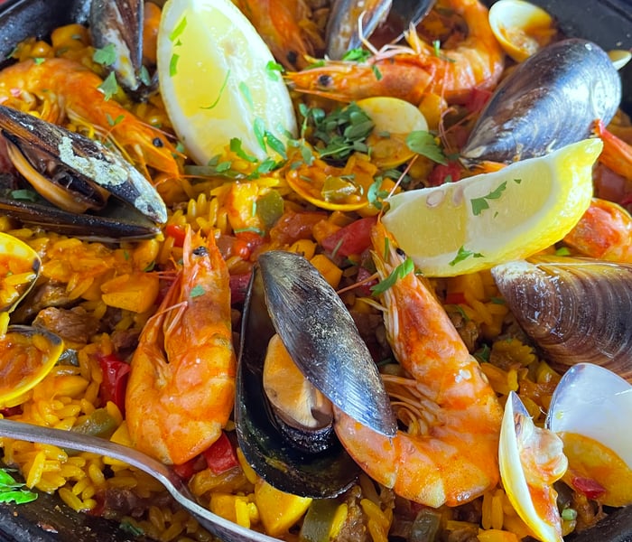 paella on sea cloud