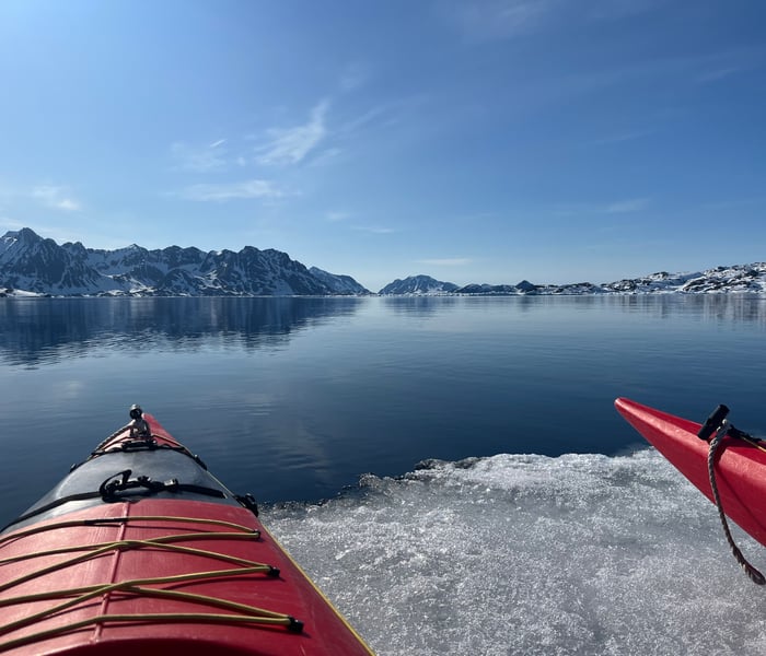 Kayaking with Ponant in Qenertivartivit, Greenland