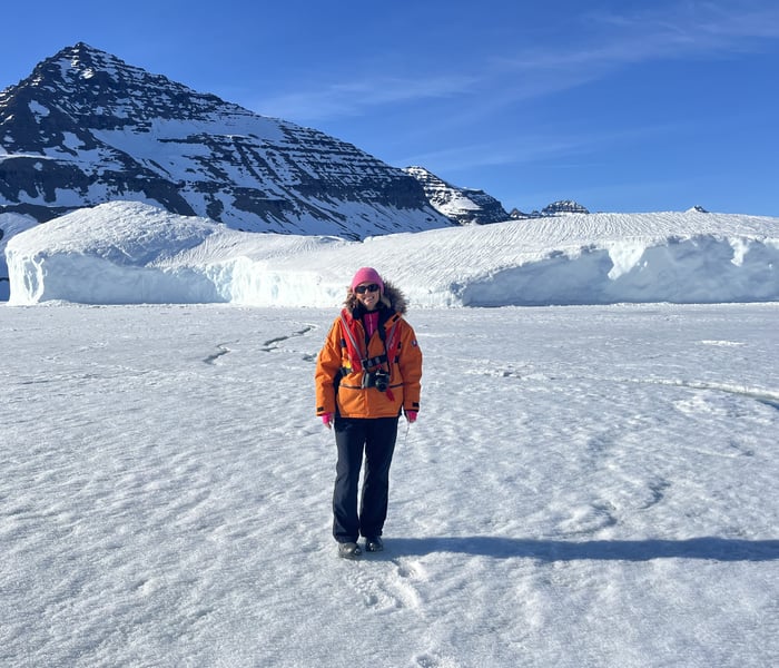 Claire, Blosseville coast, Greenland with Ponant's Le Commandant Charcot