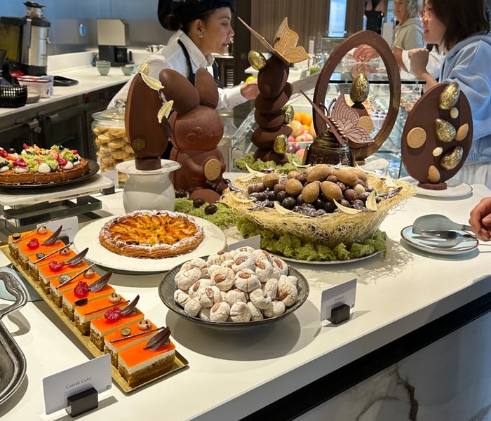 Seafood lunch buffet on Explora Journeys' Explora I