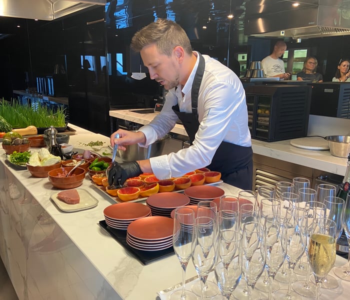 Epicure Masterclass onboard Scenic Eclipse