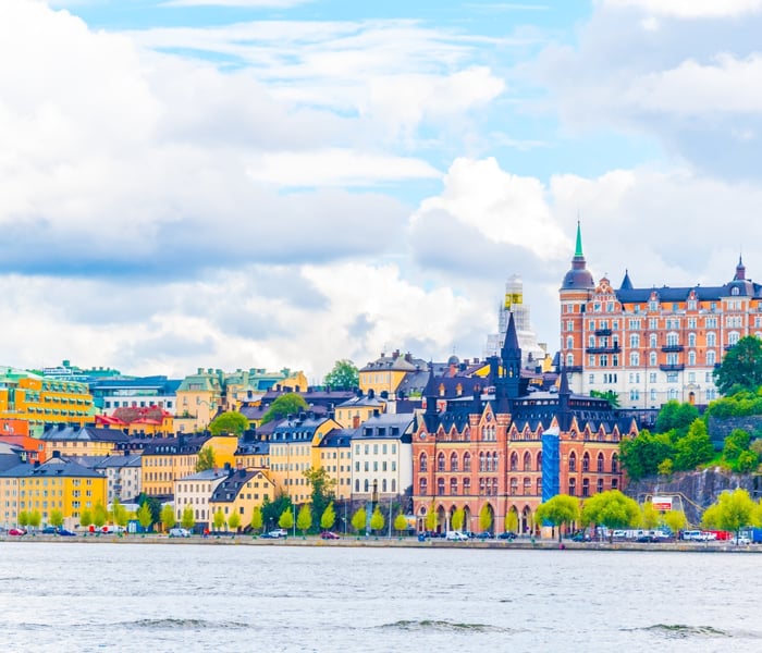 Sodermalm island in Stockholm, Sweden, a popular northern europe cruise port